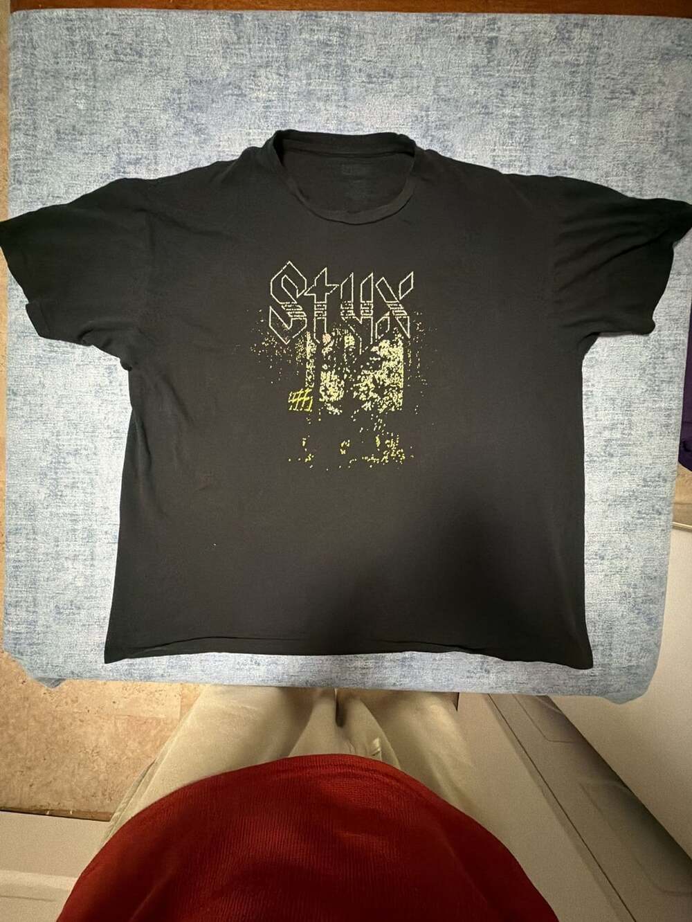 American Classics Styx Band T-Shirt Size XL Black Graphic Tee